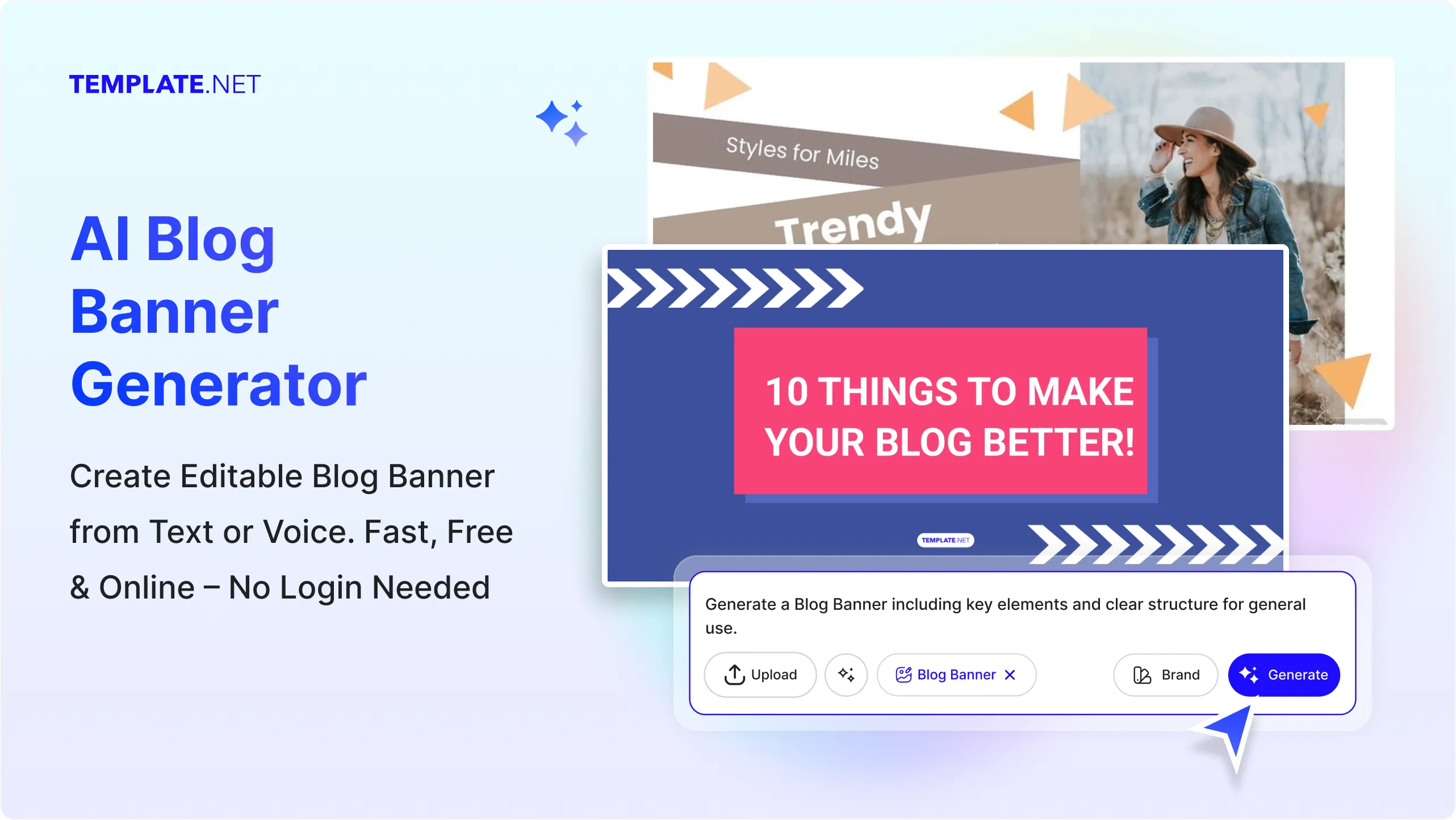Free AI Blog Banner Generator, Free Blog Banner Maker Online